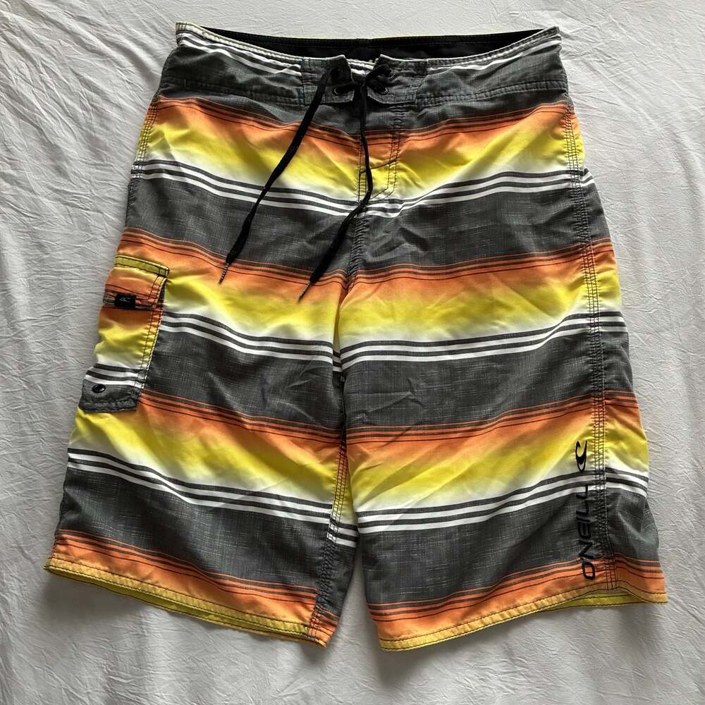 O'Neill Men's Striped Board Shorts Size 29